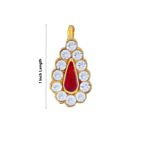 Stone Pendant - 1 Inch | Tilak Design Stone Locket  Stone Dollar for Deity Cheap