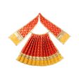 Amman Pavadai - 12 X 18 Inches | Mata Dress  Devi Vastra  Mata Poshak for Deity  Assorted Colours Online