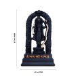 Ayodhya Rama Idol - 8.5 x 4.5 Inches | Poly Resin Statue  Black Ayodhya Ramar Statue for Pooja For Sale