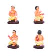 Kadhani Vizha Clay Golu Bommai Set - 7 x 3 Inches | Giri Golu Doll  Navaratri Golu Bomma Gombe Bommai Hot on Sale