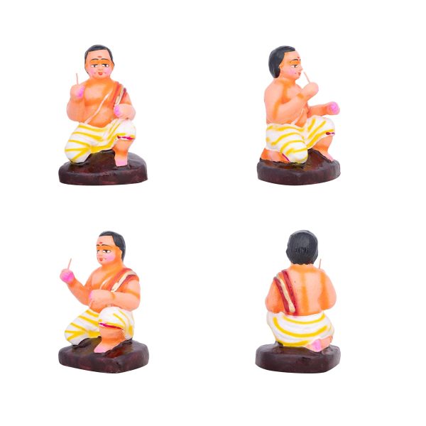 Kadhani Vizha Clay Golu Bommai Set - 7 x 3 Inches | Giri Golu Doll  Navaratri Golu Bomma Gombe Bommai Hot on Sale