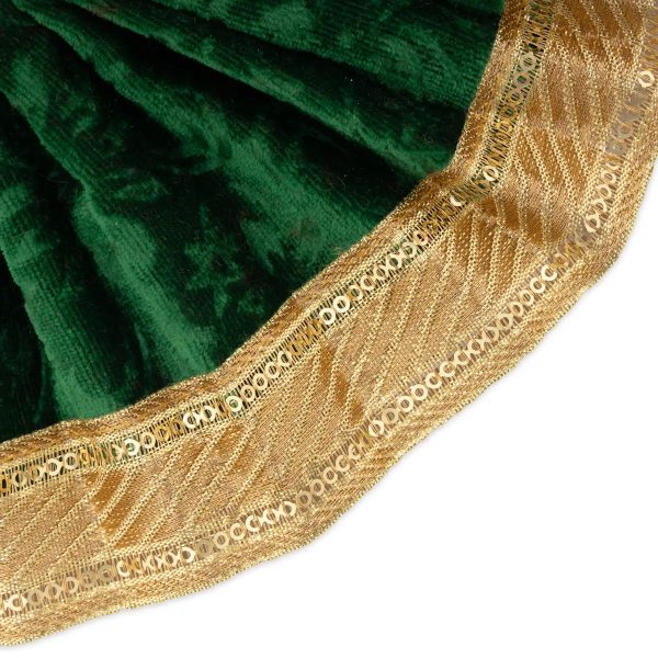 Amman Pavadai - 8 x 9 Inches | Velvet Mata Dress  Golden Border Devi Vastra  Mata Poshak for Deity  Assorted Colors Fashion