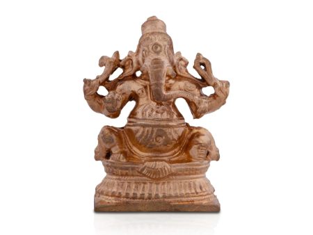 Ganesh Murti - 1.5 x 1.25 Inches | Panchaloha Idol  Vinayaka Idol for Pooja   56 Gms Approx Sale