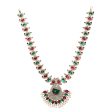 Stone Haram & Stone Necklace Set - 15 x 4 Inches | Multicolour Stone Jewelry  Jewellery for Deity For Discount