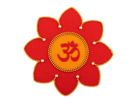 Rangoli Sticker - 5 x 5 Inches | Om Flower Design Muggulu Sticker  Kolam Sticker for Floor Decor Online now