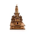 Ayodhya Ram Temple - 6 x 3.5 Inches | Wooden Mandir  Ayodhya Ram Mandir for Home Decor Online