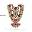 Stone Haram & Stone Necklace Set - 15 x 10 Inches | Multicolour Stone Jewelry  Jewellery for Deity Online Hot Sale