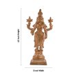 Perumal Sridevi Bhudevi Idol – 6.5 x 3 Inches | Panchaloha Idol  Perumal with Sridevi Bhudevi Statue  1055 Gms Approx Supply