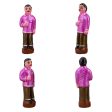 Tea Shop Clay Golu Bommai Set - 7 x 3 Inches | Giri Golu Doll  Navaratri Golu Bomma Gombe Bommai Fashion