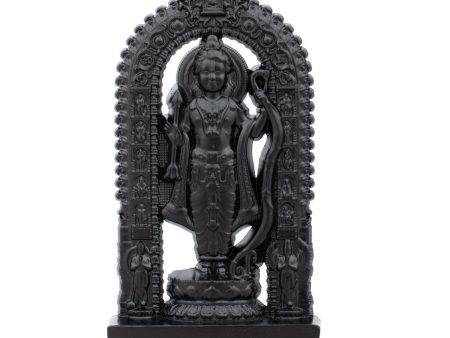 Ayodhya Rama Idol - 3 x 1.5 Inches | Black Ayodhya Ramar Statue for Pooja For Cheap