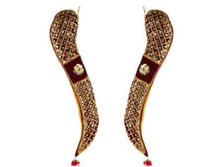 Vagamalai - 2 Feet Maroon | Deity Shoulder Decor  Varalakshmi Decor Hot on Sale