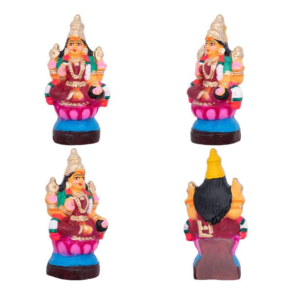 Ashta Lakshmi Clay Golu Bommai Set - 7 x 5 Inches | Giri Golu Doll  Navaratri Golu Bomma Gombe Bommai Cheap