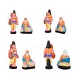 Sathyanarayana Pooja Clay Golu Bommai Set - 7 x 5 Inches | Giri Golu Doll  Navaratri Golu Bomma Gombe Bommai Discount