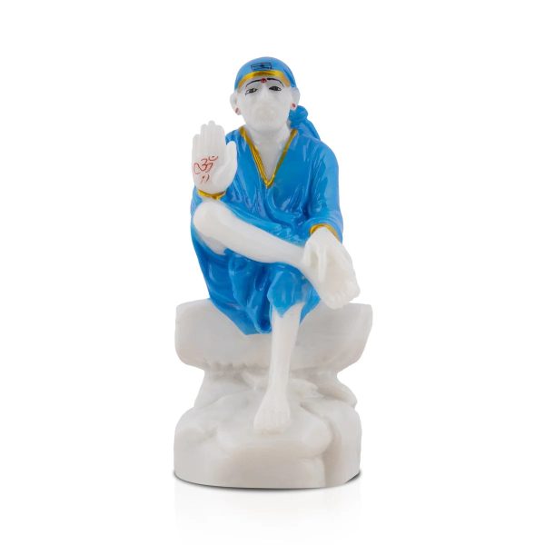 Saibaba Statue - 7 x 3 Inches | Saibaba Idol  Sai Baba Murti for Pooja For Cheap