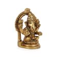 Ganesh with Arch Murti - 3.75 Inches | Antique Brass Statue  Vinayagar Statue  Ganesha Idol for Pooja Sale