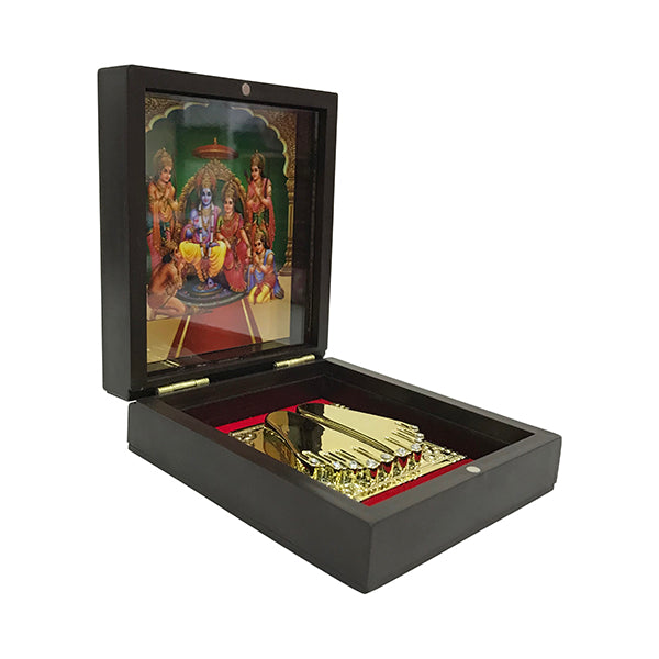 Pooja Box | Charan Paduka Box  Ram Darbar Padham Box for Pooja Hot on Sale