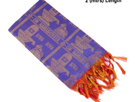 Shawl  - 2 Mtr - Shiva| Ponnadai Jari Shawls for Men  Assorted Colour and Design Hot on Sale