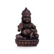 Kubera Statue - 2 x 1.5 Inches | Kuber Murti  Copper Idol  Kuberan Idol for Pooja  95 Gms Approx For Discount