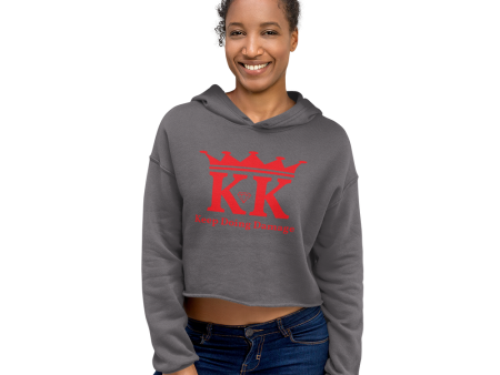 King Kashi Women s Crop Hoodie Supply