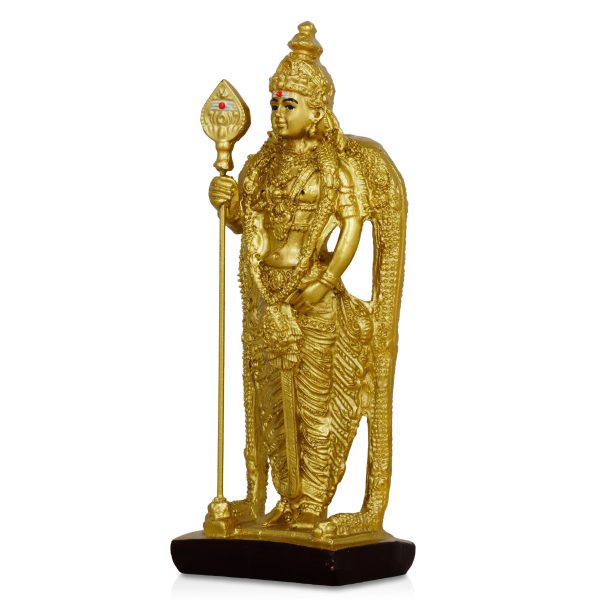 Murugan Statue - 6.5 Inches | Resin Murugan Idol  Malaysia Murugan Silai for Pooja on Sale