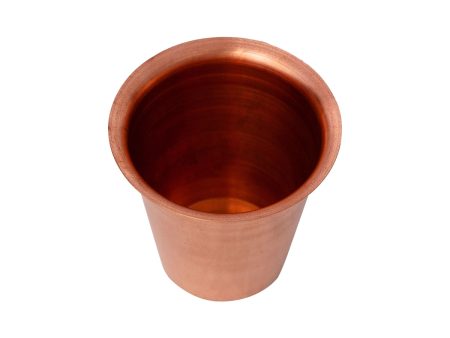 Copper Tumbler - 2.75 x 3 Inches | Copper Water Tumbler  Copper Drinking Glasses for Home  54 Gms Approx Sale