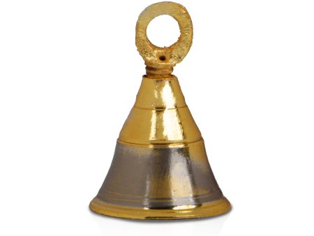 Brass Bell - 1 Inches | 12 Pcs  Kavadi Bell  Silver Gold Polish Pooja Hanging Bell  Hanging Bell for Mandir Cheap