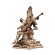 Saraswati Murti - 5 Inches | Panchaloha Statue  Saraswati Idol for Pooja  550 Gms Approx Supply