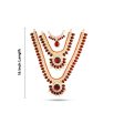 Stone Necklace & Stone Haram - 14 Inches | Multicolour Stone  Stone Jewellery for Deity Cheap