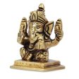 Ganesh Murti - Square - 3 Inches | Antique Statue   Vinayagar Statue  Ganesha Idol for Pooja Fashion