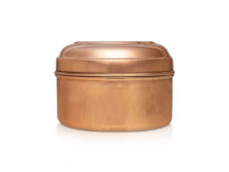 Copper Storage Box - 3.5 Inches | Copper Tiffin Box  Copper Masala Box for Home  110 Gms Approx on Sale