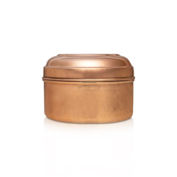 Copper Storage Box - 3.5 Inches | Copper Tiffin Box  Copper Masala Box for Home  110 Gms Approx on Sale