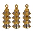 Brass Bell - 1 Inches | 12 Pcs  Kavadi Bell  Silver Gold Polish Pooja Hanging Bell  Hanging Bell for Mandir Cheap