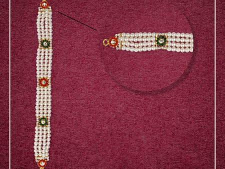 Moti Belt - 10 Inches | Waist Belt  Deity Jewellery  Ottiyanam for Deity Online Hot Sale