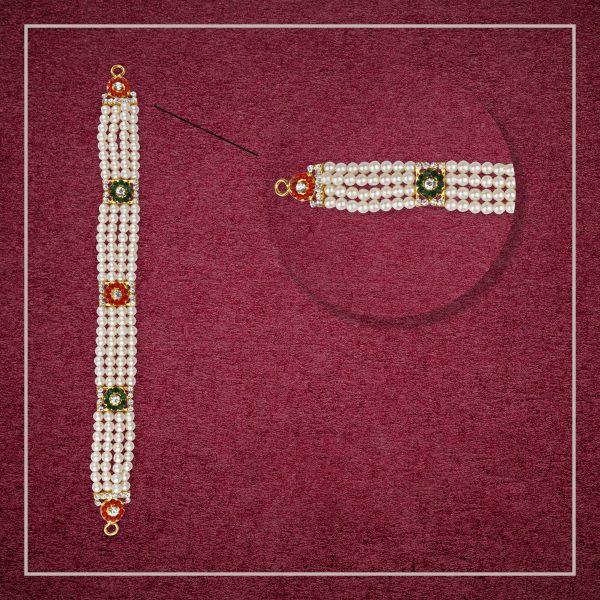 Moti Belt - 10 Inches | Waist Belt  Deity Jewellery  Ottiyanam for Deity Online Hot Sale