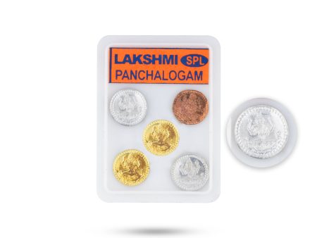 Panchaloha Coins Set - Medium | Vasakal Pooja  Panchaloham Coin Set for Pooja Fashion