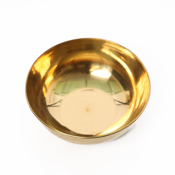 Brass Cup - 1.5 x 4 Inches | Pooja Cup  Brass Bowl  Brass Vessel for Home Sale