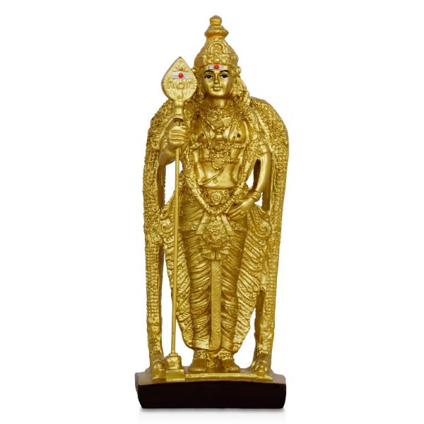 Murugan Statue - 6.5 Inches | Resin Murugan Idol  Malaysia Murugan Silai for Pooja on Sale