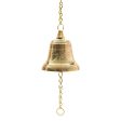 Brass Bell - Enamel - 5.5 Inches | Brass Bell Hanging  Pooja Hanging Bell with Chain  Hanging Bells for Mandir on Sale