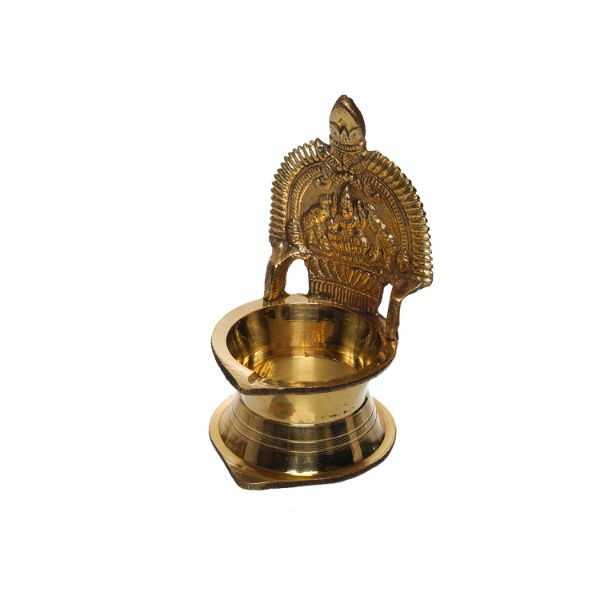 Kamatchi Vilakku -Kajalakshmi - 4.75 Inches | Brass Kamakshi Deepam  Lamp for Pooja Online