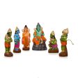 Seethaiyai Kanden Clay Golu Bommai Set - 7 x 4 Inches | Giri Golu Doll  Navaratri Golu Bomma Gombe Bommai Hot on Sale