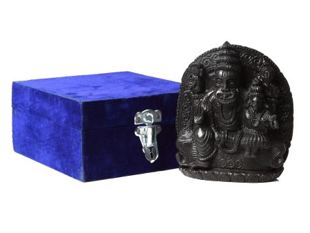 Lakshmi Narasimha Shaligram - 7 x 6.5 Inches | Lakshmi Narasimha Saligrama  Laxmi Narasimha Shaligram for Pooja For Cheap