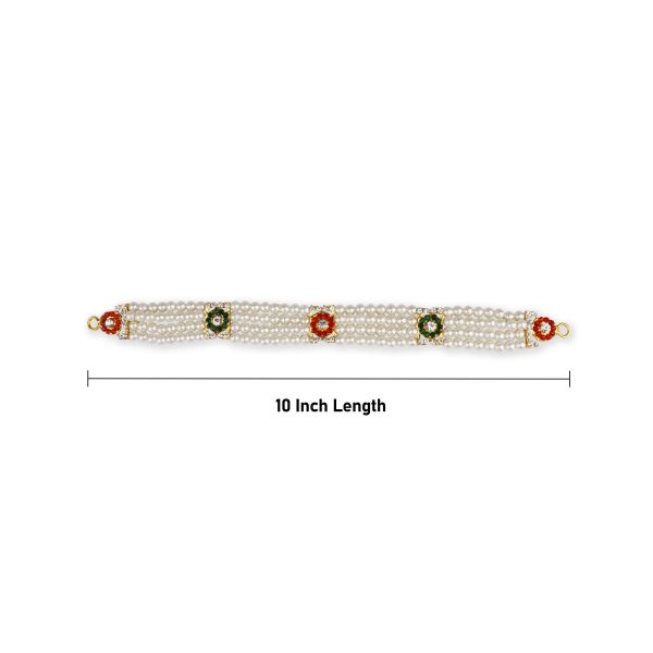 Moti Belt - 10 Inches | Waist Belt  Deity Jewellery  Ottiyanam for Deity Online Hot Sale