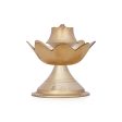 Agarbathi Stand - 2 x 2.5 Inches | Lotus Design Brass Incense Holder for Pooja  60 Gms Approx Fashion