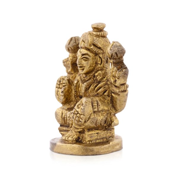 Laxmi Murti - 2 x 1.25 Inches | Antique Brass Statue  Lakshmi Idol for Pooja  50 Gms Approx Discount