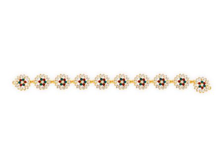 Stone Hip Belt - 12 Inches | Ottiyanam  Waist Belt  Jewellery for Deity Décor Online Hot Sale