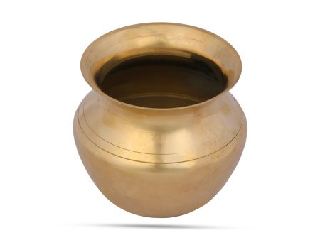 Brass Lota - 3.5 x 3.25 Inches | Chombu  Kalash Pot  Kalasam for Pooja  200 Gms Approx Online Sale