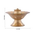 Brass Agarbathi Stand - 2.5 x 3 Inches | Kamal Cup Design Incense Stick Holder for Pooja  40 Gms Approx For Cheap