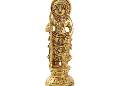 Udupi Krishna Murti - 4.5 Inches | Brass Idol  Antique Finish Krishnar Statue for Pooja  280 Gms Approx Online