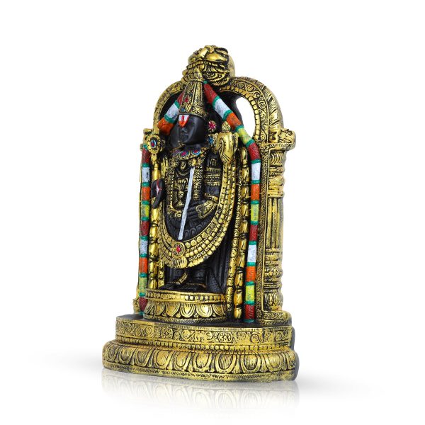 Balaji Murti - 13 Inches | Tirupati Balaji Idol  Resin Balaji Statue for Pooja  Assorted Design Hot on Sale