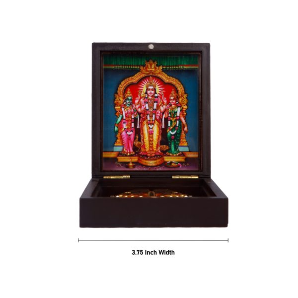 Pooja Box | Charan Paduka Box  Murugan Valli Deivanai Padham Box for Pooja on Sale